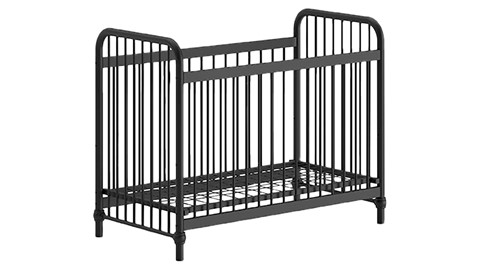 Babyledikant Bronxx, zwart