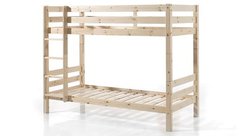 Stapelbed Pino, bruin