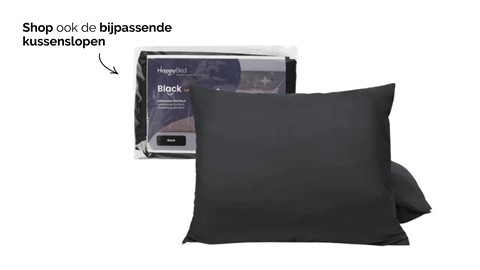 HappyBed Black - dekbed zonder overtrek