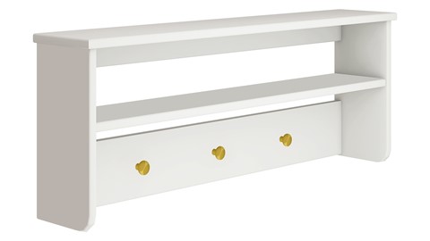 Wandplank Luna, white