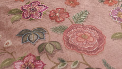 Dekbedovertrek Coco Flower, coral