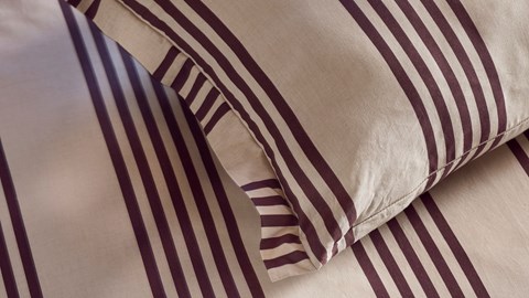 Dekbedovertrek Pure Stripe, naturel
