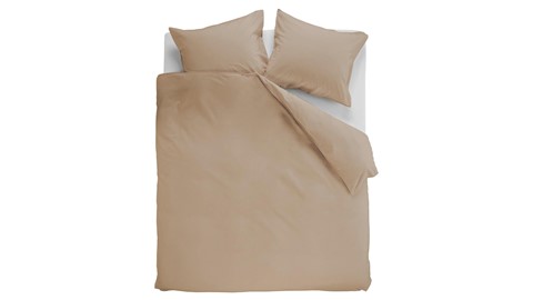 Dekbedovertrek Cotton Uni, khaki