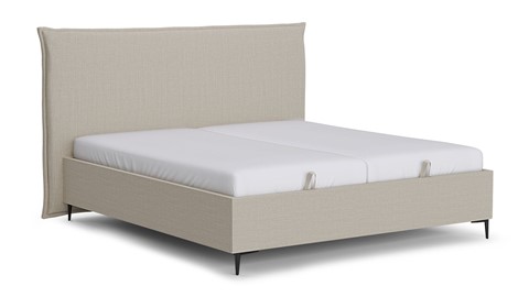 Opbergbed Morgan - Pure touch, natural