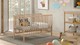 Babyledikant Dino 60x120, naturel