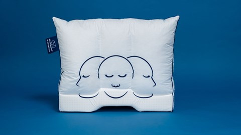 Neksteunkussen Silvana Support Blauw inclusief Molton sloop, blauw