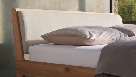 Bed Skogar exclusief bodem en matras, beige