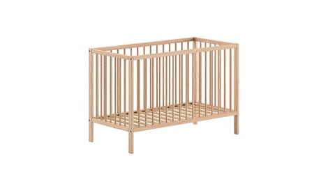 Babyledikant Dino 60x120, naturel