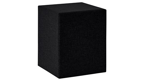 Hocker B Bright, black