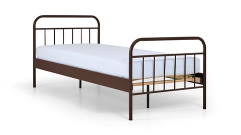 Bed Alex 1-persoons, koper