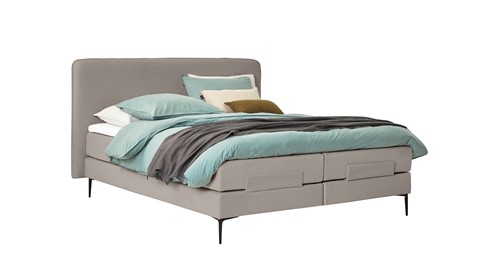 Boxspring Quartz verstelbaar met gestoffeerd matras, rpes 83