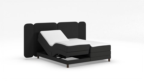 Elektrische boxspring Ridge, anthracite