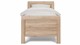 Bed Elba, licht eiken