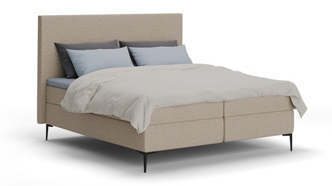 Boxspring Emerald - Linen touch, beige