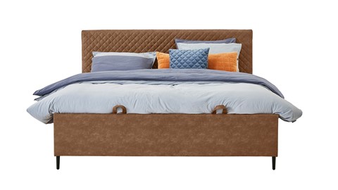 Opbergbed Diamond, camel