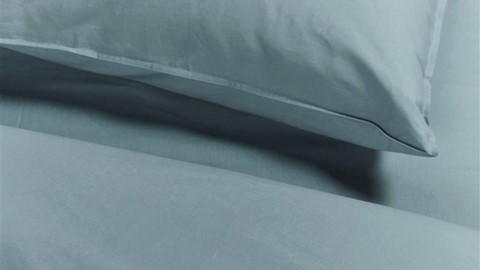 Dekbedovertrek Cotton Uni, blue