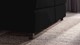 Boxspring Autentik Tunn vlak met gestoffeerd matras, black