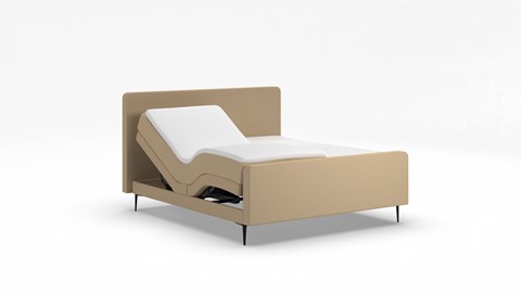 Elektrische boxspring Glade, beige