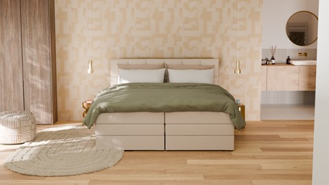 Opbergboxspring Jade - Bold touch, natural
