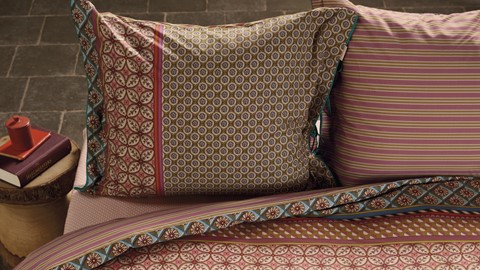 Dekbedovertrek Bogolan, multi