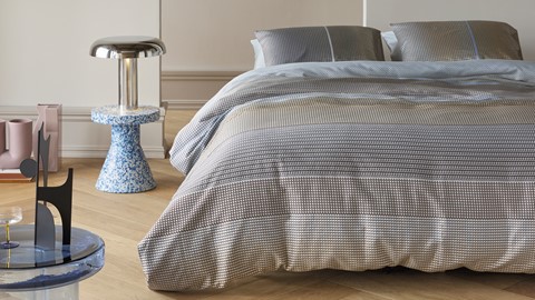 Dekbedovertrek Charlottes Ville, blauw grijs