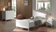 Bed Billy met nachtkast en commode 3 laden, white