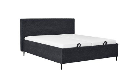 Opbergbed Diamond, onyx