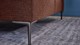 Boxspring Emerald vlak met gestoffeerd matras, copper