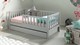 Babybed Toddler met bedlade, grijs