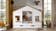 Huisbed 90 met slaaplade Babs, wit