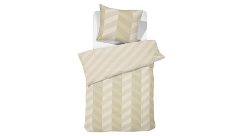 Dekbedovertrek Atomy, beige