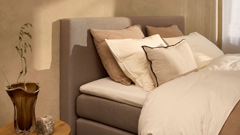 Boxspring Autentik Tunn, beige