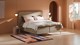 Boxspring Quartz - Velvet motif, taupe