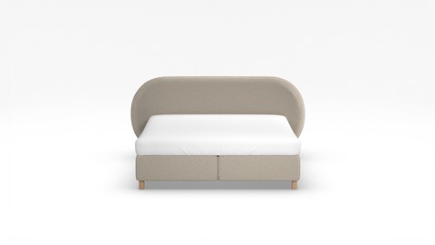Boxspring Flow met Kårlsson Excellence matras, off white