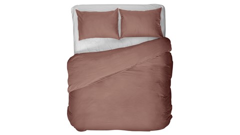 Dekbedovertrek Sophia, terracotta