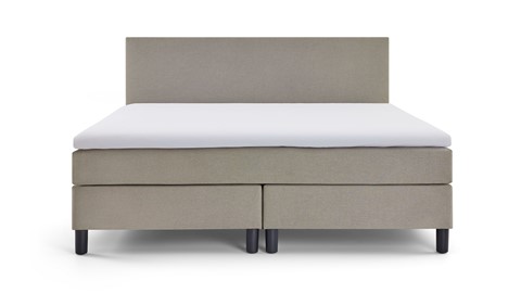 Box Owen Plus vlak met gestoffeerd matras, light grey