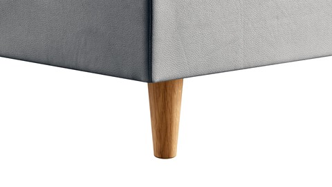 TEMPUR® boxspring FORM™ Geometric vlak, light grey