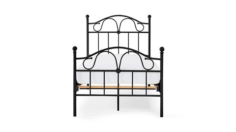 Bed Quincy, zwart