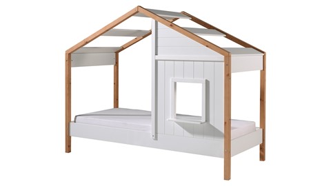 Huisbed 91 met slaaplade Babs, wit
