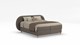 Boxspring Flow, dark grey