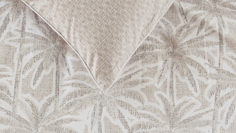 Dekbedovertrek Palm Paradise, sand