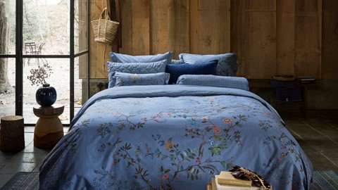 Dekbedovertrek Bustani, blue