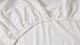 Hoeslaken Biologisch jersey matras, wit