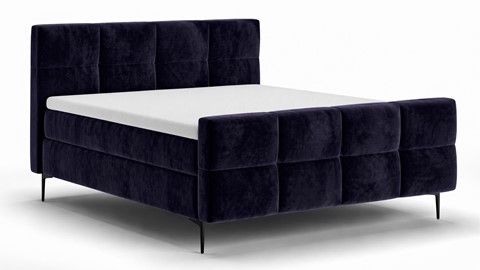 Boxspring Crystal - Velvet glow, navy