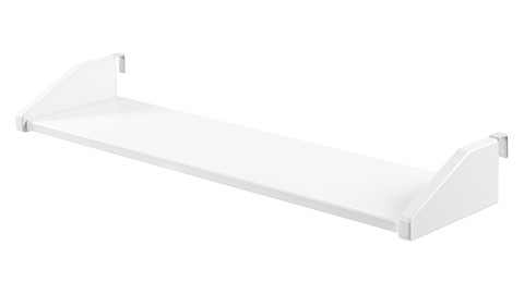 Halfhoogslaper Pino met commode 4 laden, commode 2 deuren, hangtablet en bureau, wit