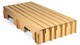 Paper Bed met laden, bruin