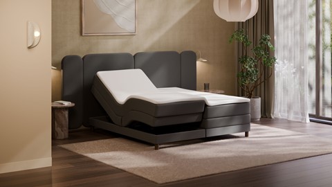 Elektrische boxspring Ridge, anthracite