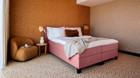 Hotelboxspring Executive met topper Luxury, blush