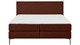 Boxspring Emerald vlak met gestoffeerd matras, copper