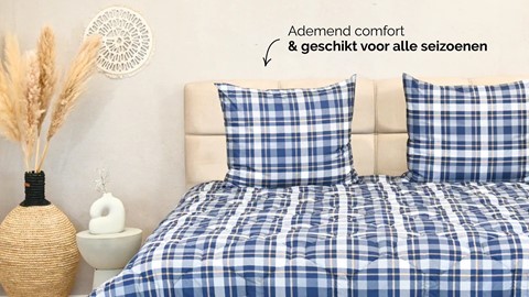 HappyBed Tartan - dekbed zonder overtrek